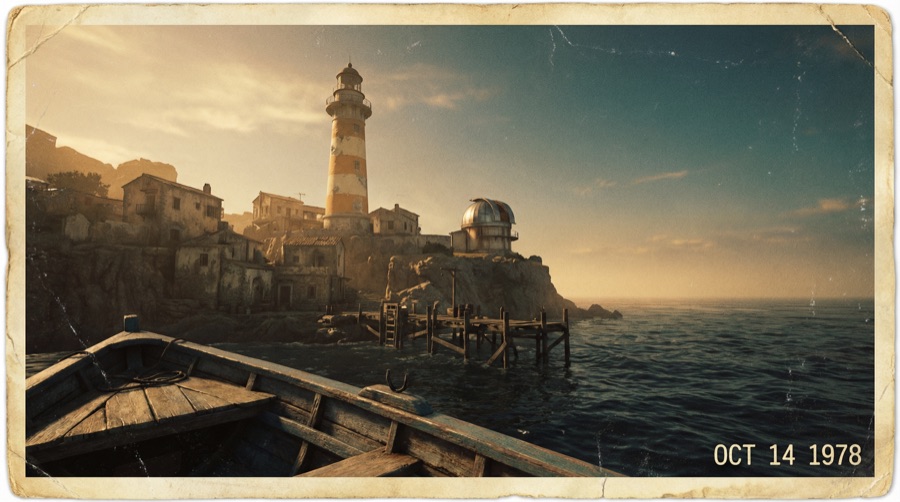 Approach to the Antikythera Research Station, October 1978